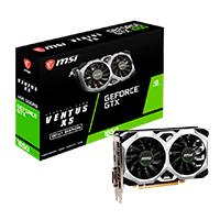 TARJETA DE VIDEO MSI NVIDIA GTX 1650 DUAL FAN/X16 3.0/GDDR6/4 GB /1X DP 1.4/1XDMI 2.0B/GAMA MEDIA