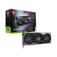TARJETA DE VIDEO MSI NVIDIA GEFORCE RTX 4090 GAMING SLIM PCIE X16 4.0/24GB/GDDR6X/ESTANDAR/HDMI/3XDP/GAMA ALTA/GAMER
